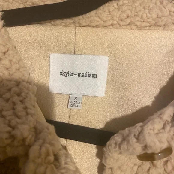 Skylar + Madison size S teddy coat - Picture 2 of 3